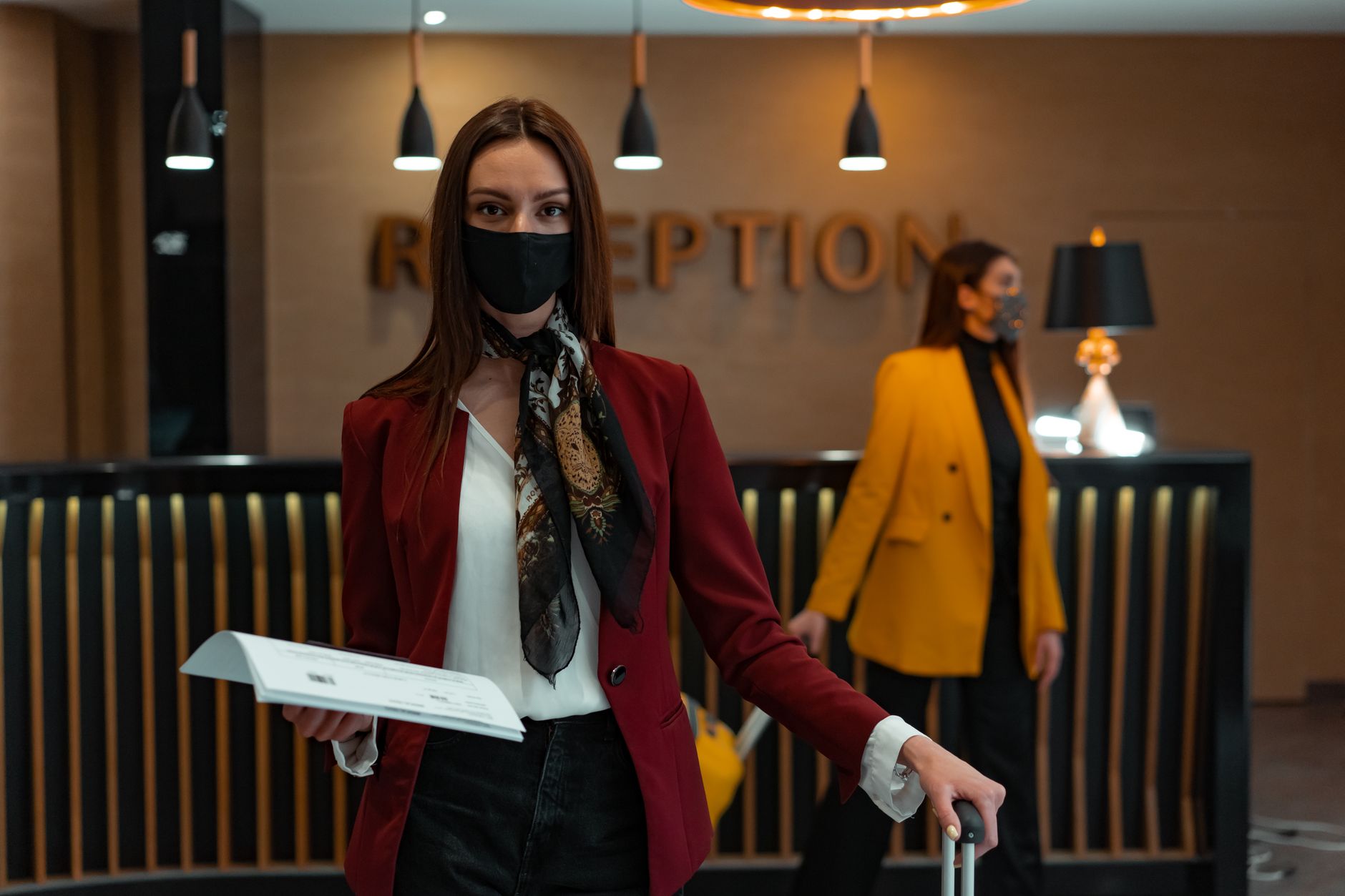 Mystery guest evaluating a hotel reception desk