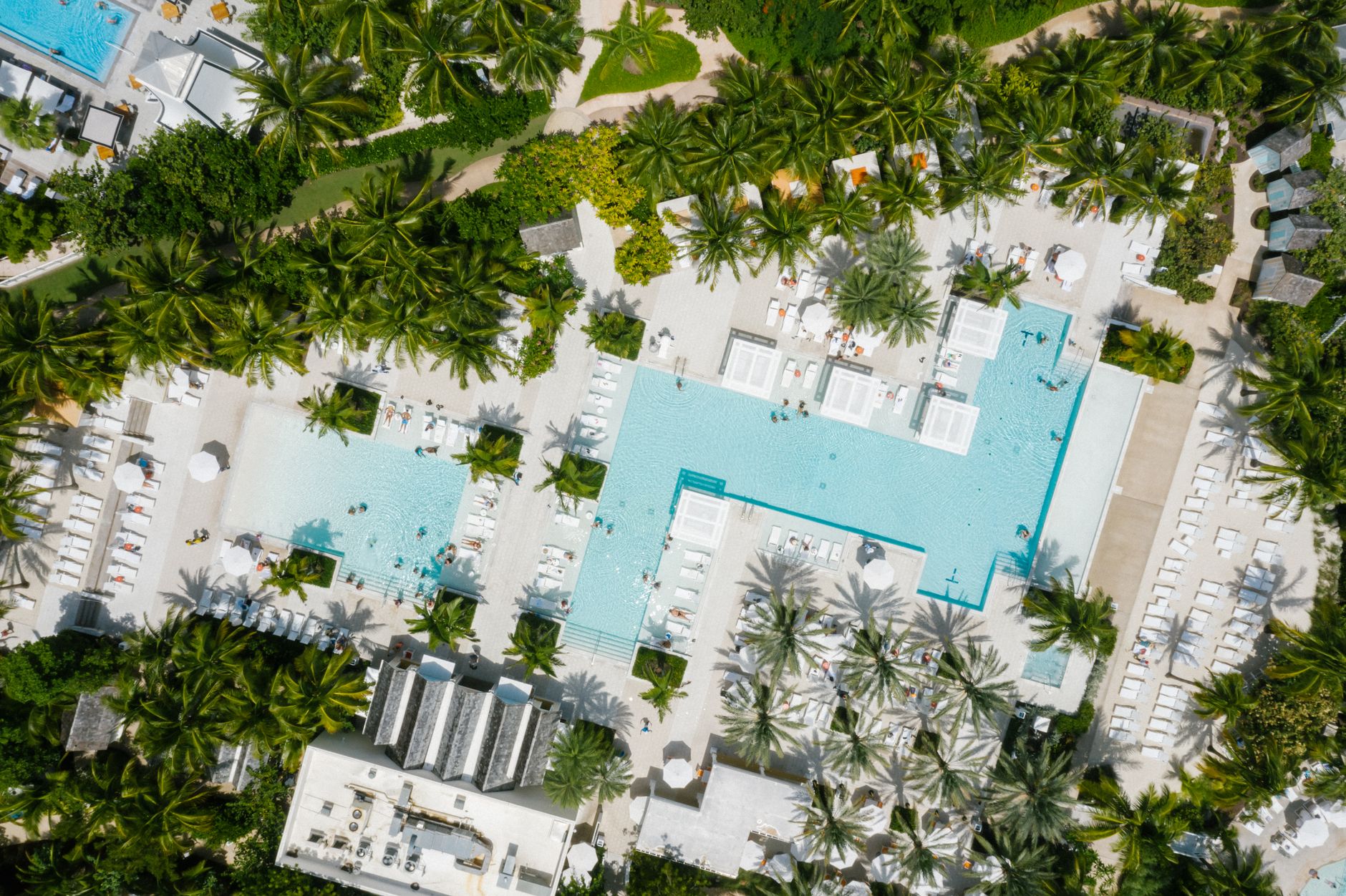 Pool at a luxury resort, a setting evaluated by mystery guest audits