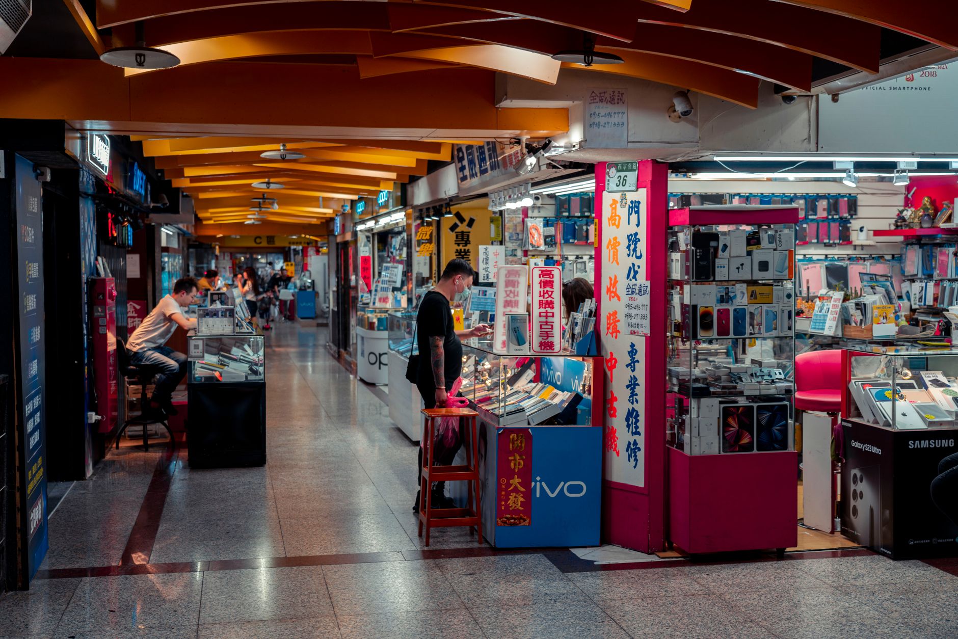 Magasin d'électronique grand public audité par un mystery shopper