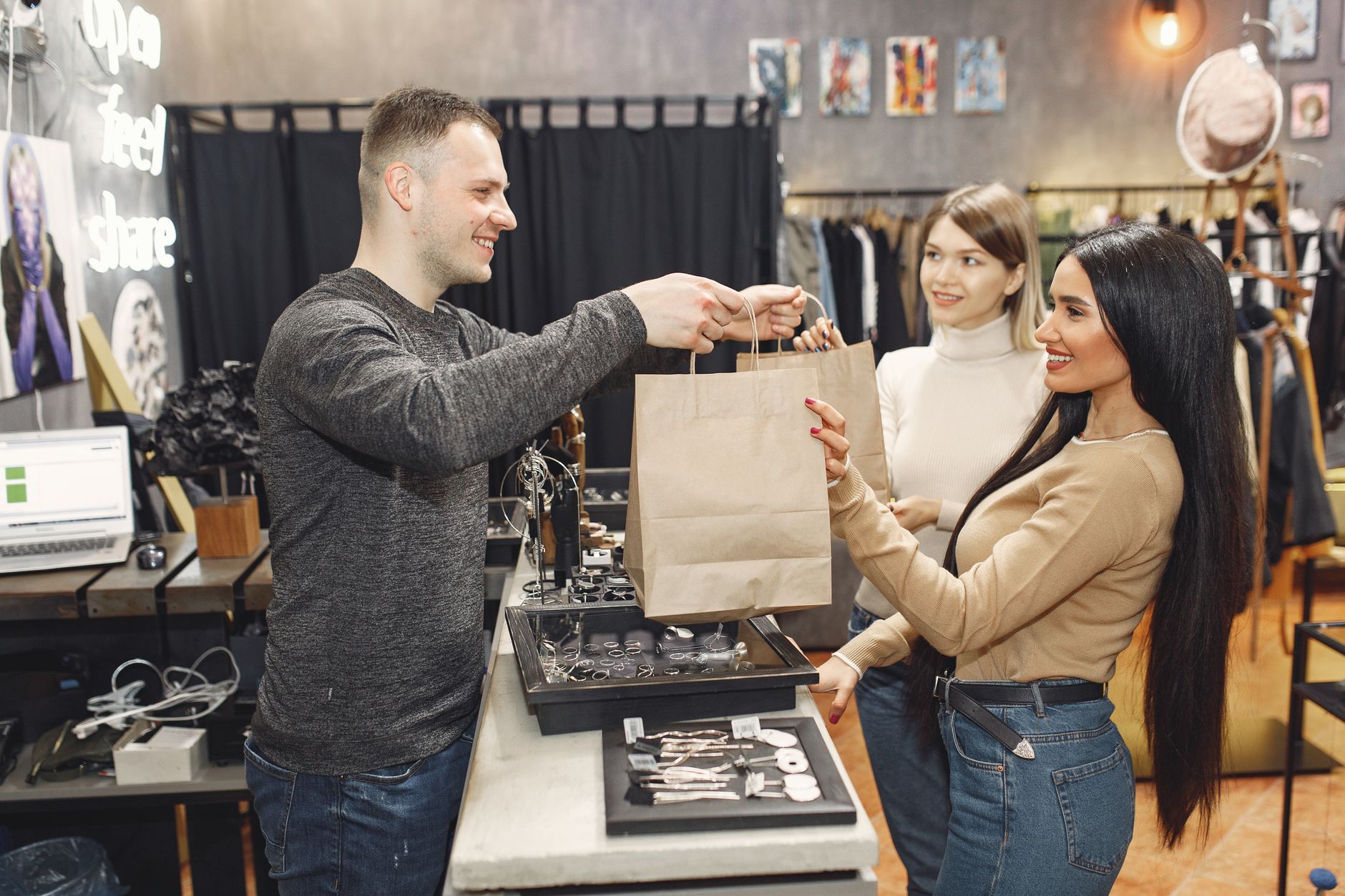 Retail store with strong customer service after a mystery shopper audit