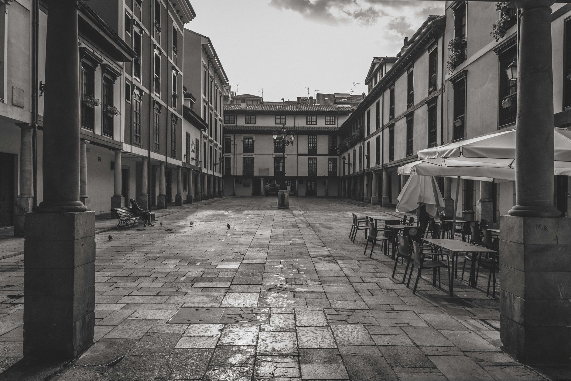Vista del centro histórico de Oviedo, capital de Asturias con fuerte demanda de mystery shopper en hostelería
