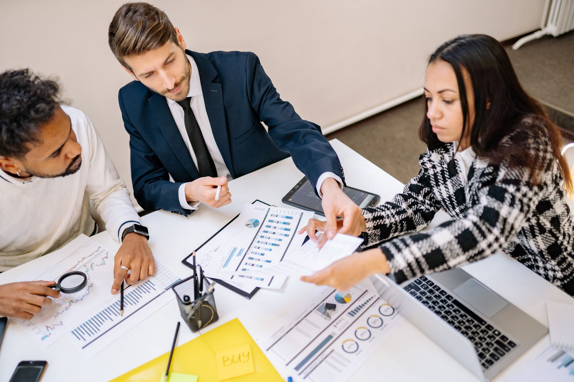 Marketing-Team plant eine Linkbuilding-Strategie